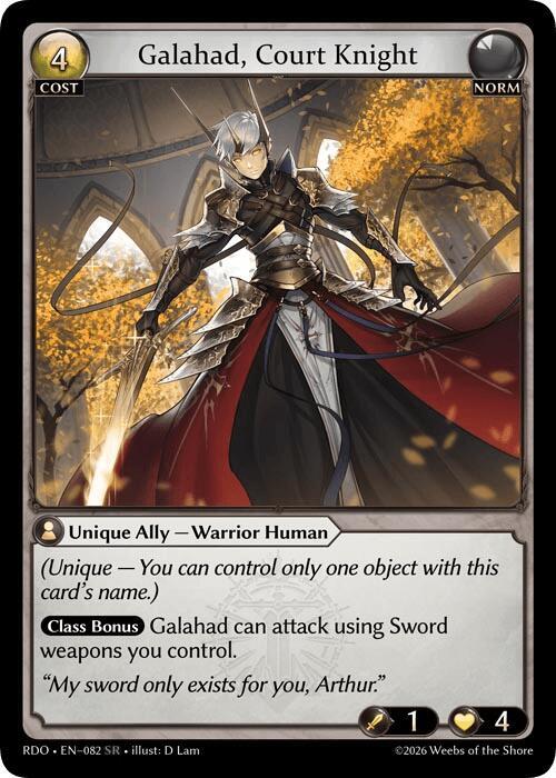 Galahad, Court Knight, Radiant Origins 082
