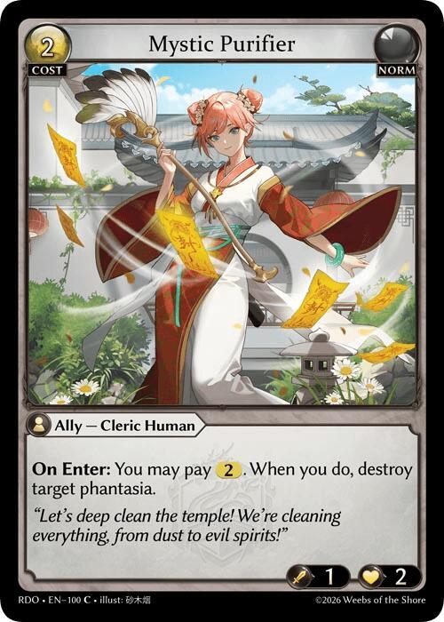 Mystic Purifier, Radiant Origins 100