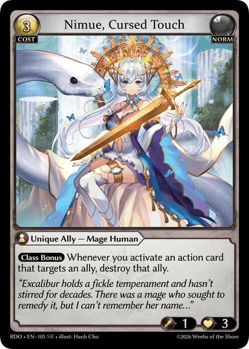Nimue, Cursed Touch, Radiant Origins 105