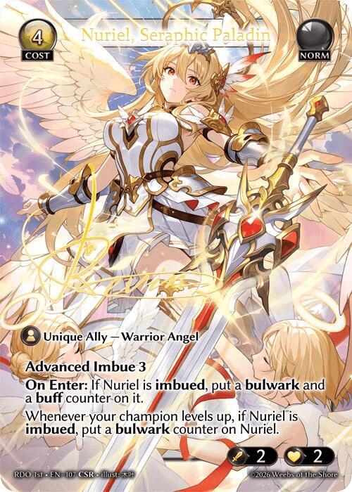 Nuriel, Seraphic Paladin (CSR), Radiant Origins 107