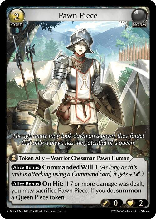 Pawn Piece, Radiant Origins 109