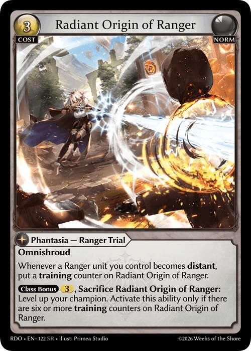 Radiant Origin of Ranger, Radiant Origins 122