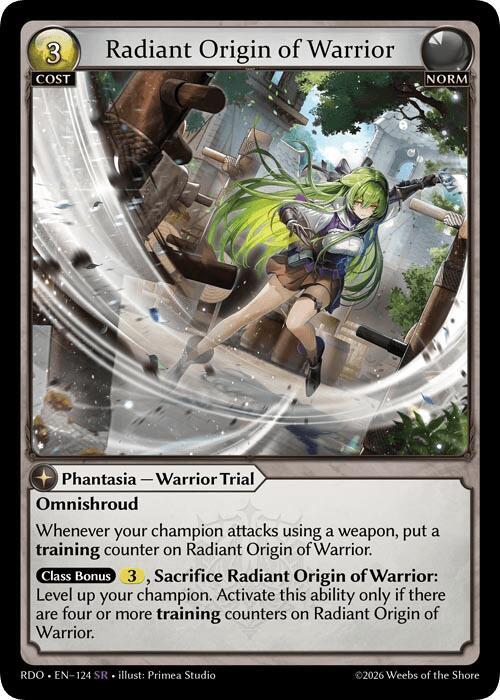 Radiant Origin of Warrior, Radiant Origins 124