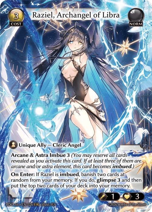 Raziel, Archangel of Libra, Radiant Origins 126
