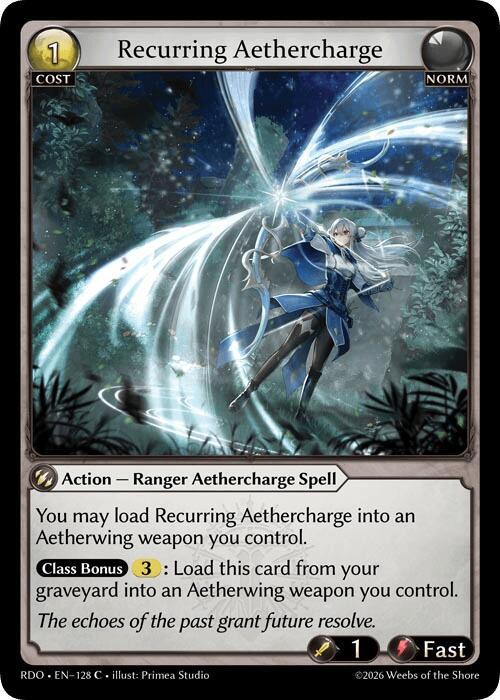 Recurring Aethercharge (Curio Foil), Radiant Origins 128