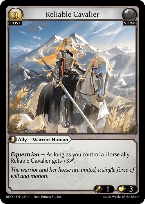 Reliable Cavalier, Radiant Origins 129
