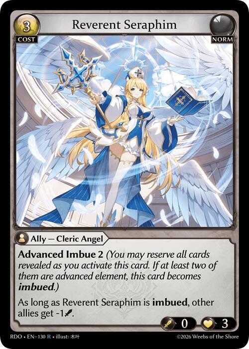 Reverent Seraphim, Radiant Origins 130