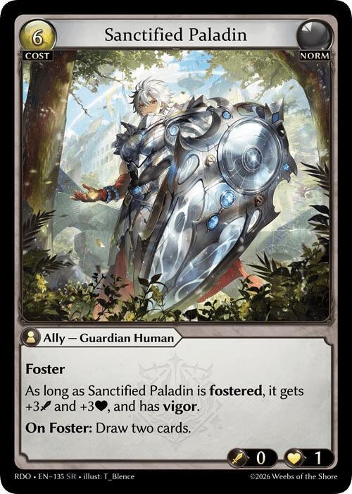 Sanctified Paladin, Radiant Origins 135