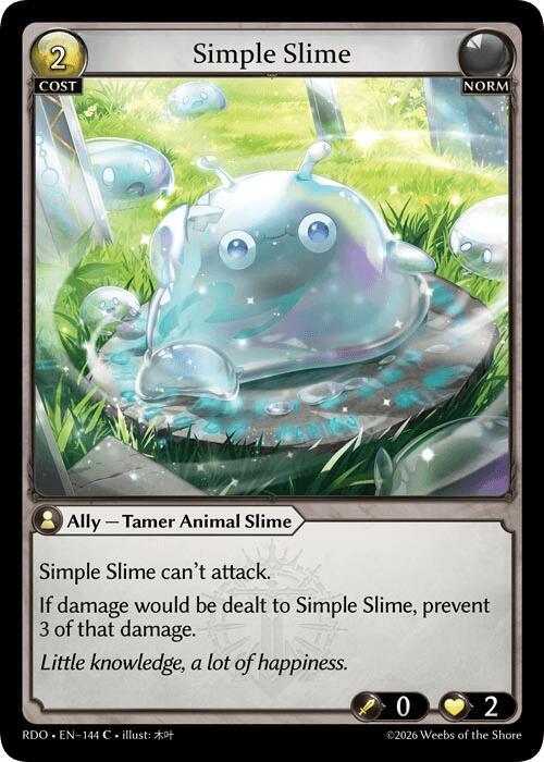 Simple Slime, Radiant Origins 144