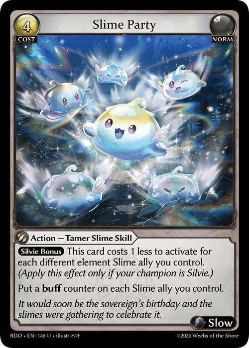 Slime Party (Curio Foil), Radiant Origins 146