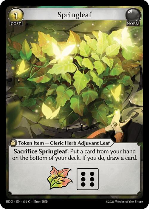 Springleaf, Radiant Origins 152