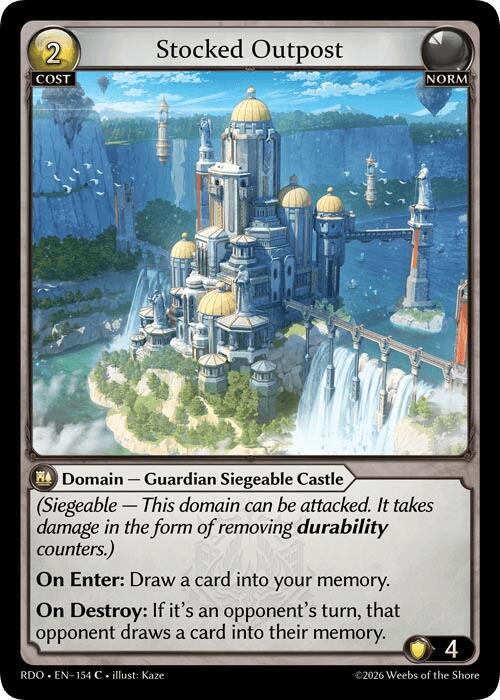 Stocked Outpost, Radiant Origins 154