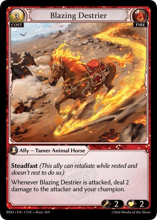 Blazing Destrier, Radiant Origins 173