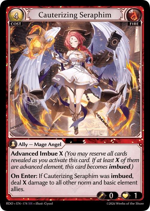 Cauterizing Seraphim, Radiant Origins 174