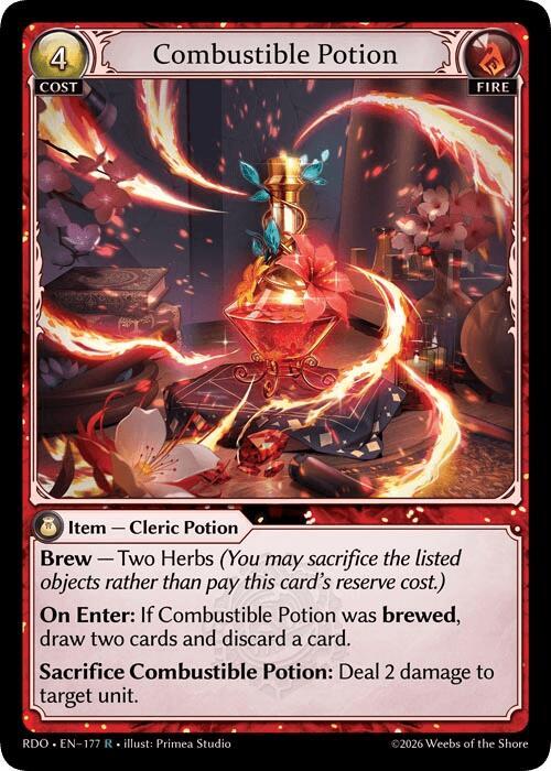Combustible Potion, Radiant Origins 177