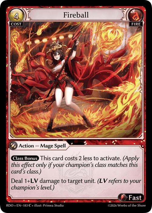 Fireball, Radiant Origins 183