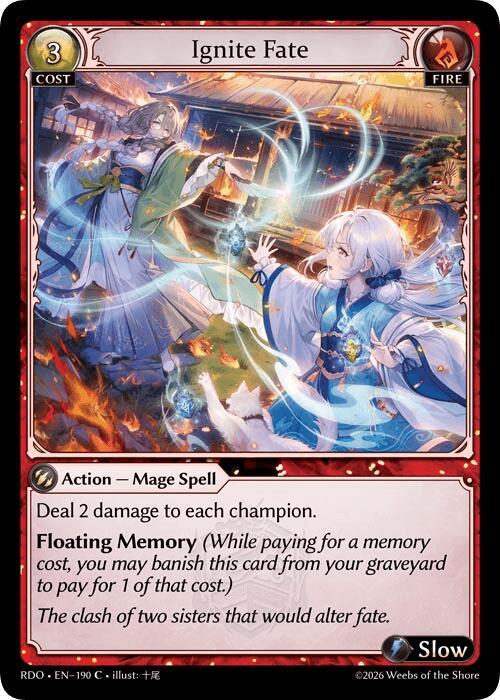 Ignite Fate, Radiant Origins 190