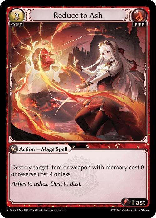 Reduce to Ash, Radiant Origins 197