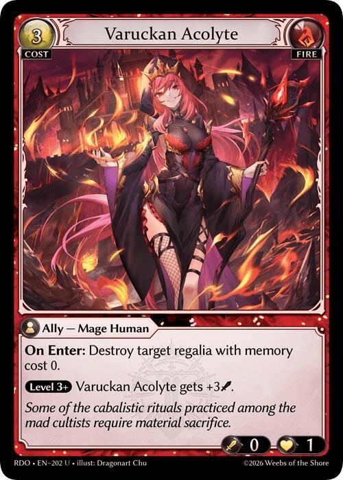 Varuckan Acolyte, Radiant Origins 202