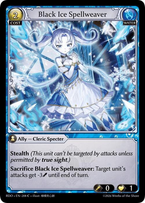 Black Ice Spellweaver, Radiant Origins 208