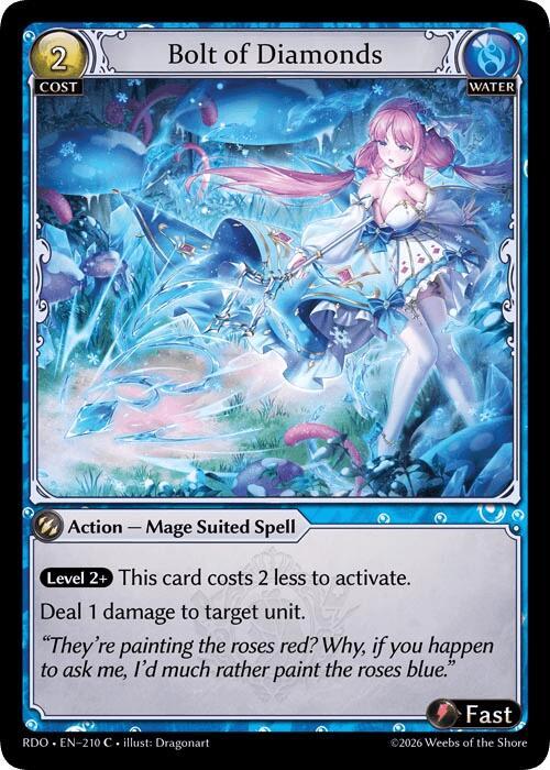 Bolt of Diamonds (Curio Foil), Radiant Origins 210