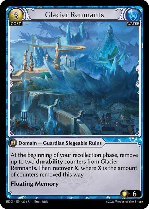 Glacier Remnants (Curio Foil), Radiant Origins 231