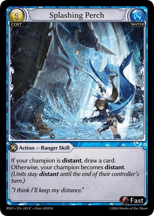 Splashing Perch (Curio Foil), Radiant Origins 245