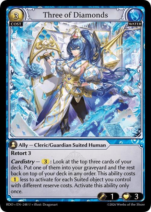 Three of Diamonds, Radiant Origins 248