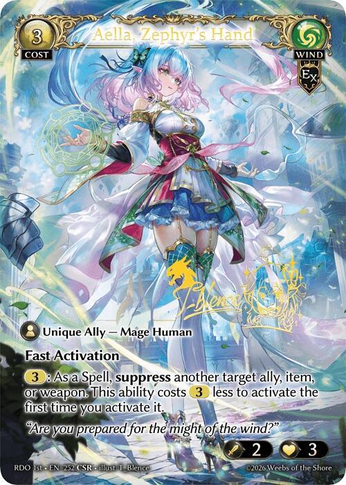 Aella, Zephyr's Hand (CSR), Radiant Origins 252