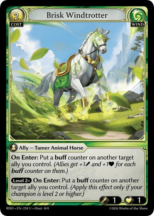 Brisk Windtrotter, Radiant Origins 258