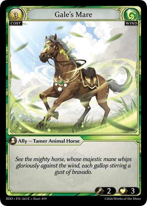 Gale's Mare (Curio Foil), Radiant Origins 265