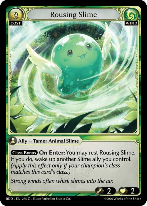 Rousing Slime (Curio Foil), Radiant Origins 275
