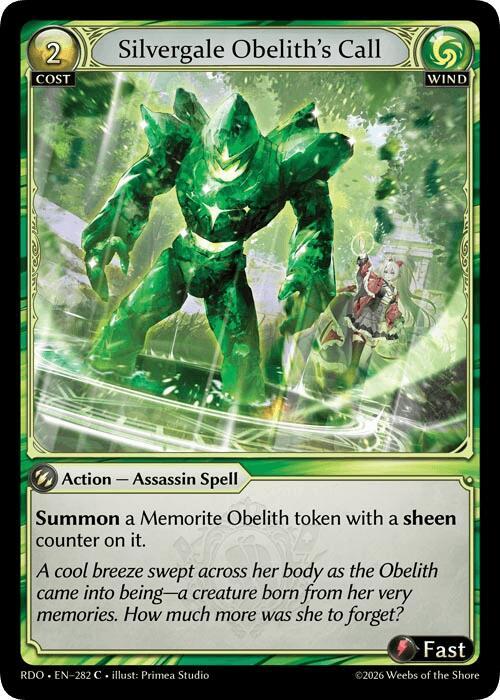 Silvergale Obelith's Call, Radiant Origins 282