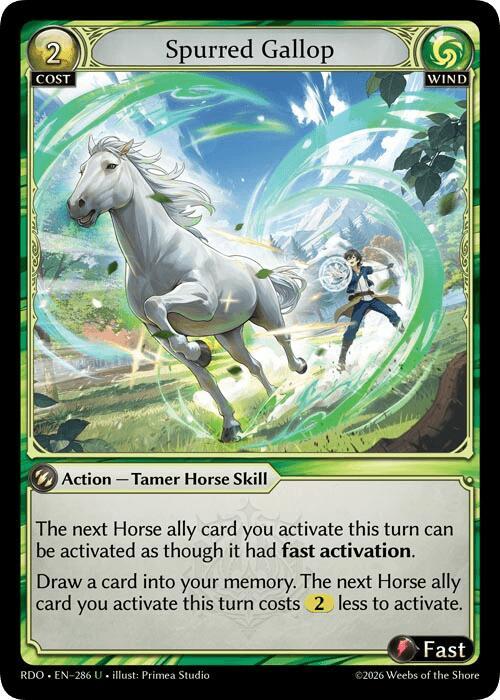 Spurred Gallop, Radiant Origins 286