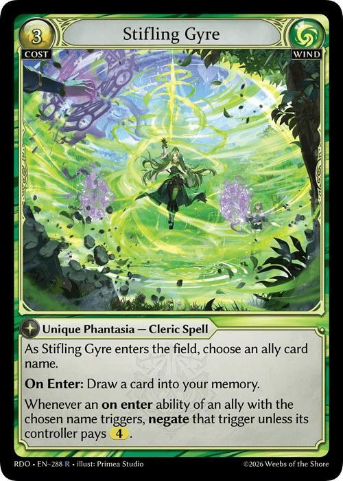 Stifling Gyre, Radiant Origins 288