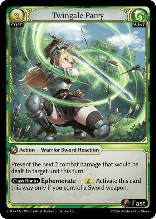 Twingale Parry, Radiant Origins 291