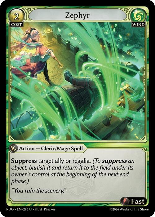 Zephyr, Radiant Origins 296