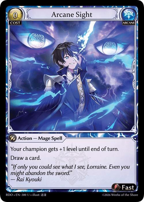 Arcane Sight, Radiant Origins 300