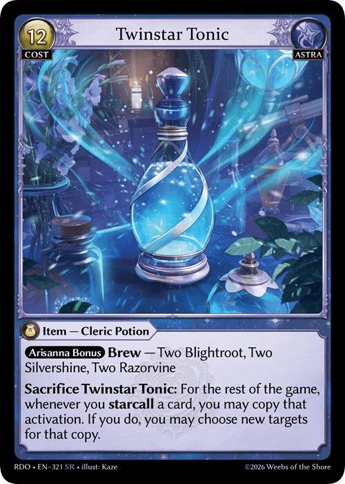 Twinstar Tonic, Radiant Origins 321