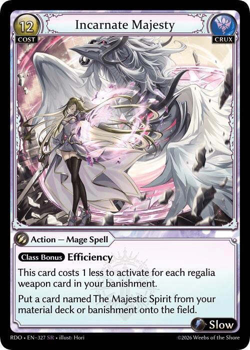 Incarnate Majesty, Radiant Origins 327