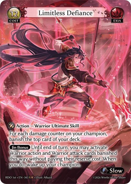 Limitless Defiance, Radiant Origins 343