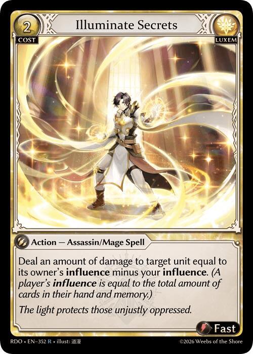 Illuminate Secrets, Radiant Origins 352