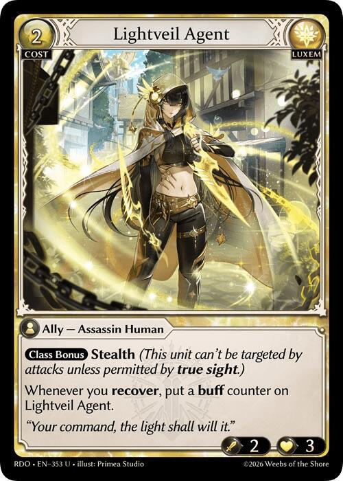 Lightveil Agent, Radiant Origins 353