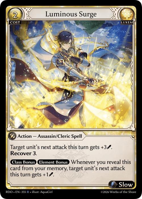 Luminous Surge, Radiant Origins 355