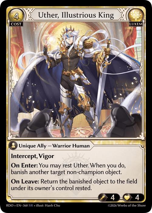 Uther, Illustrious King, Radiant Origins 360