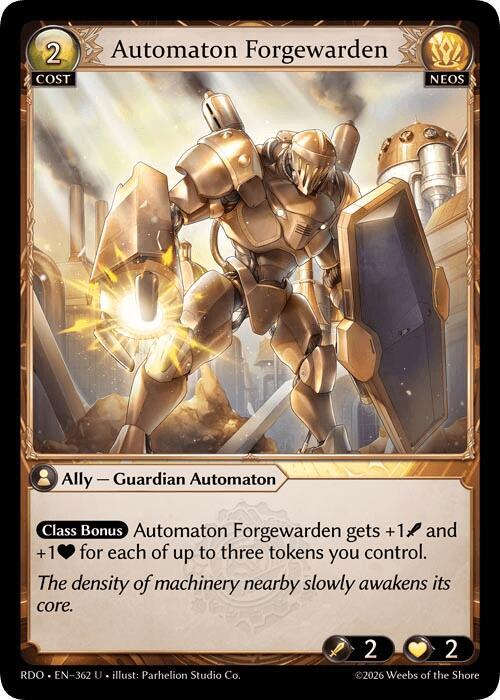 Automaton Forgewarden, Radiant Origins 362