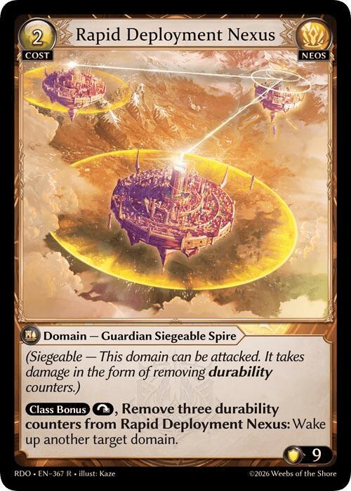 Rapid Deployment Nexus, Radiant Origins 367