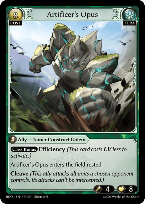 Artificer's Opus, Radiant Origins 373