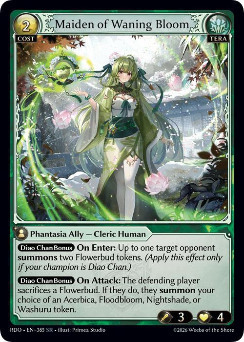 Maiden of Waning Bloom, Radiant Origins 385
