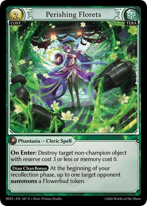 Perishing Florets, Radiant Origins 387